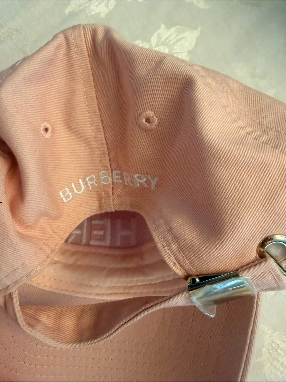 Burberry Pink Baseball Cap